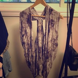Gentle fawn drapey tie dye vest